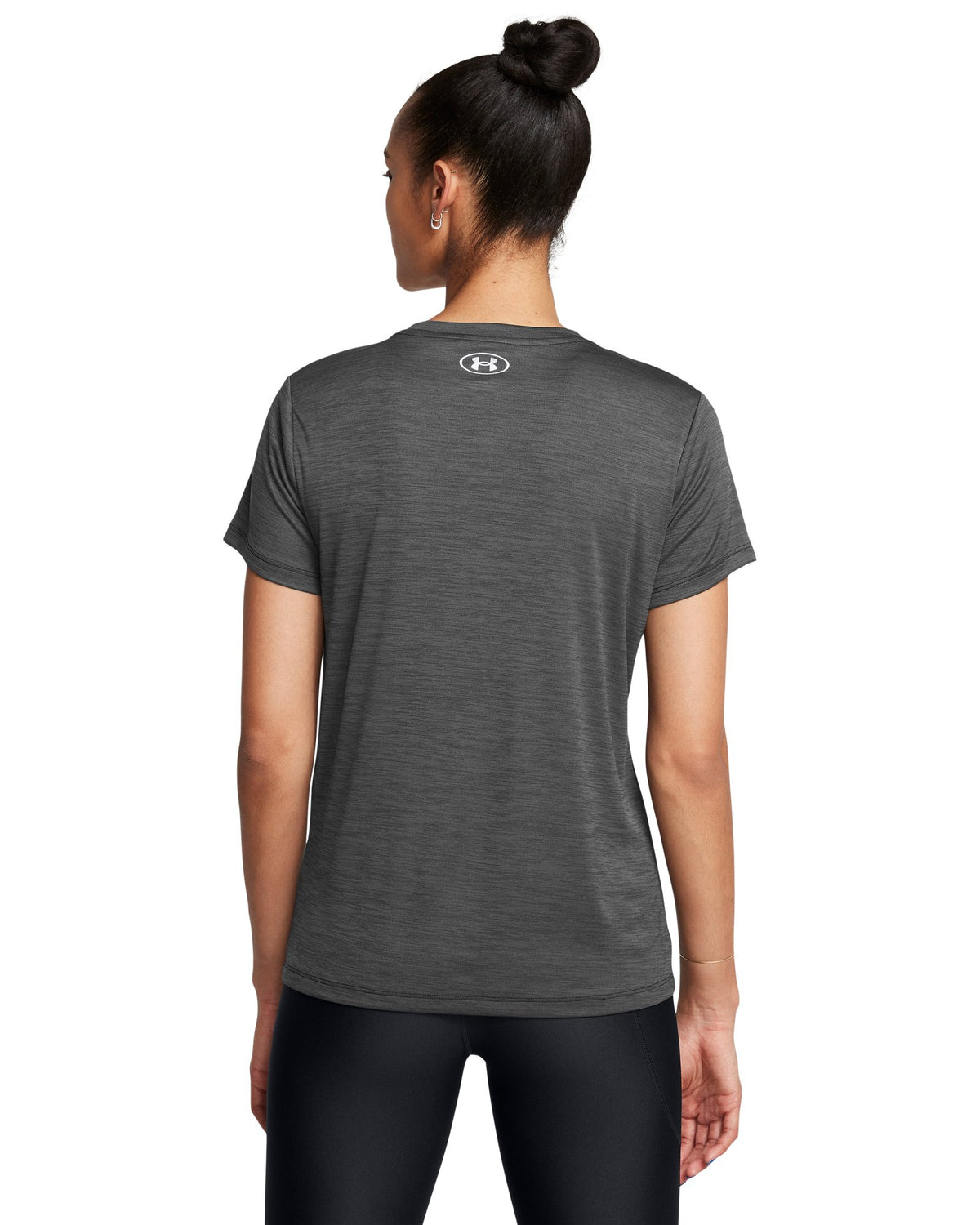 UA Tech™ Twist Women's V-Neck Short Sleeve - Black