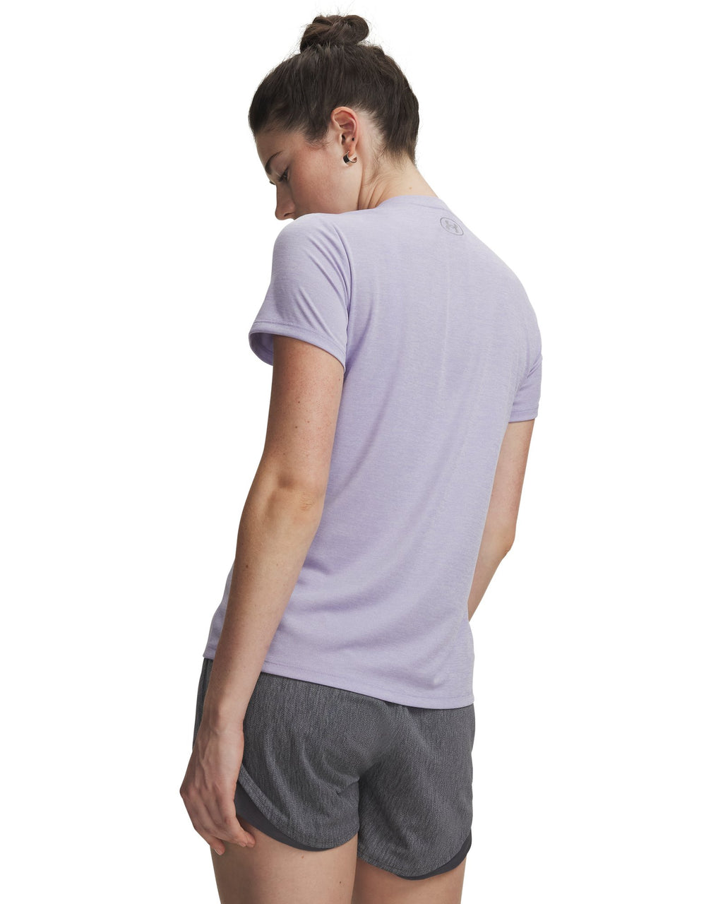 UA Tech™ Twist Women's V-Neck Short Sleeve - Black