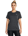 UA Tech™ Twist Women's Short Sleeve - Black