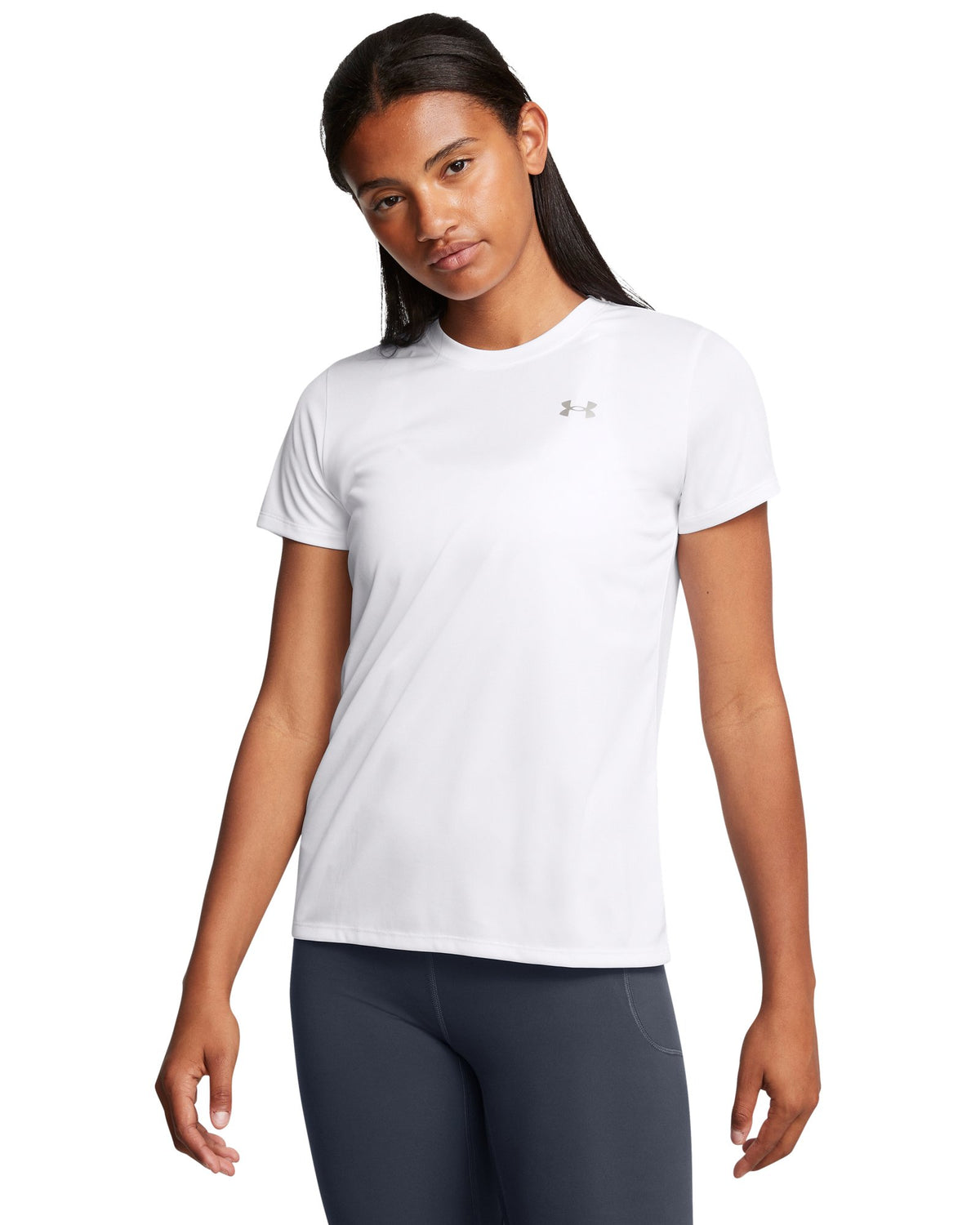UA Tech™ Women's Short Sleeve - White