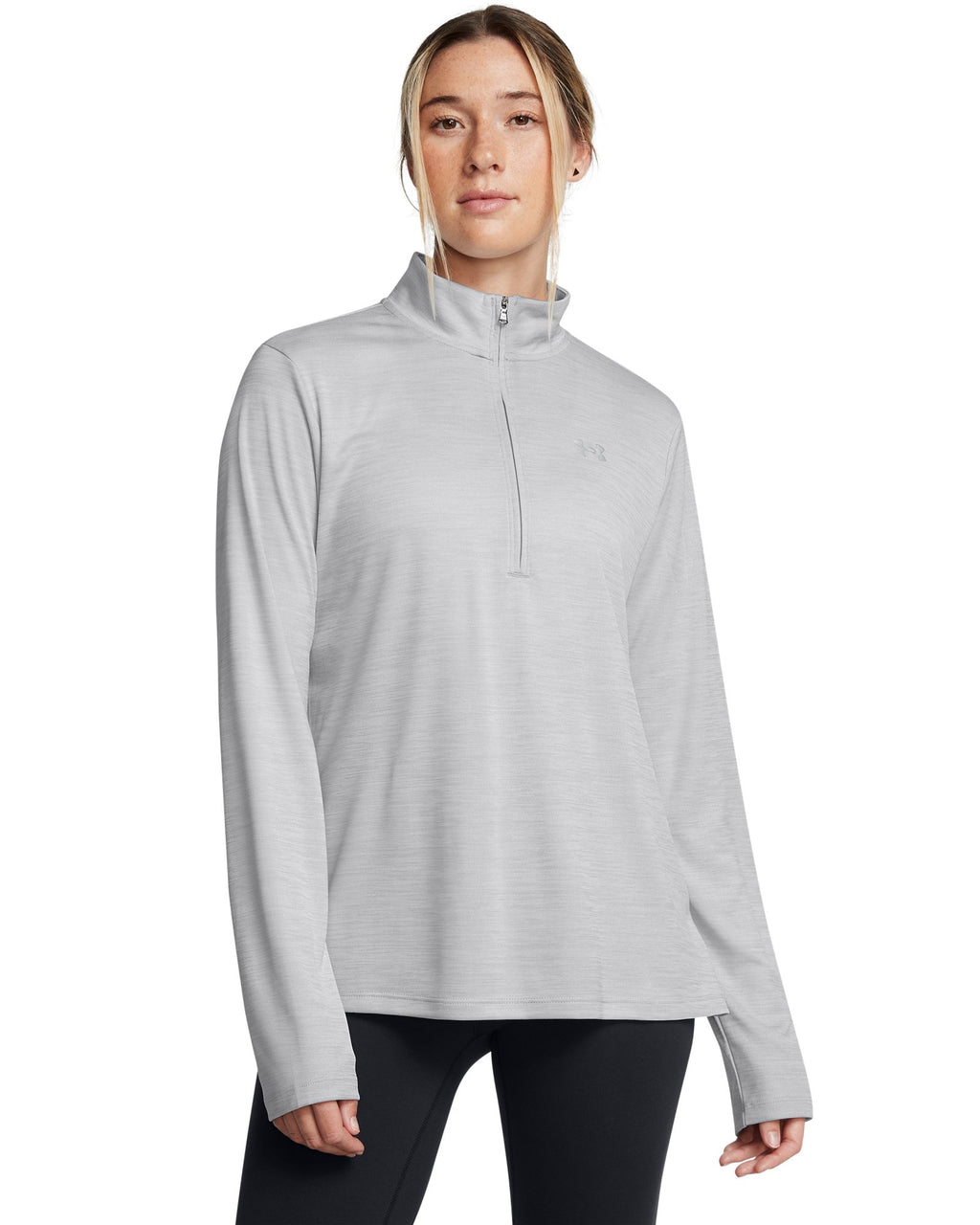 UA Tech™ Twist Women's ½ Zip - Gray
