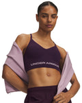 UA Vanish Seamless Low Women's Sports Bra - Purple