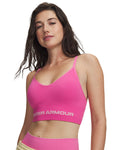 UA Vanish Seamless Low Women's Sports Bra - Pink