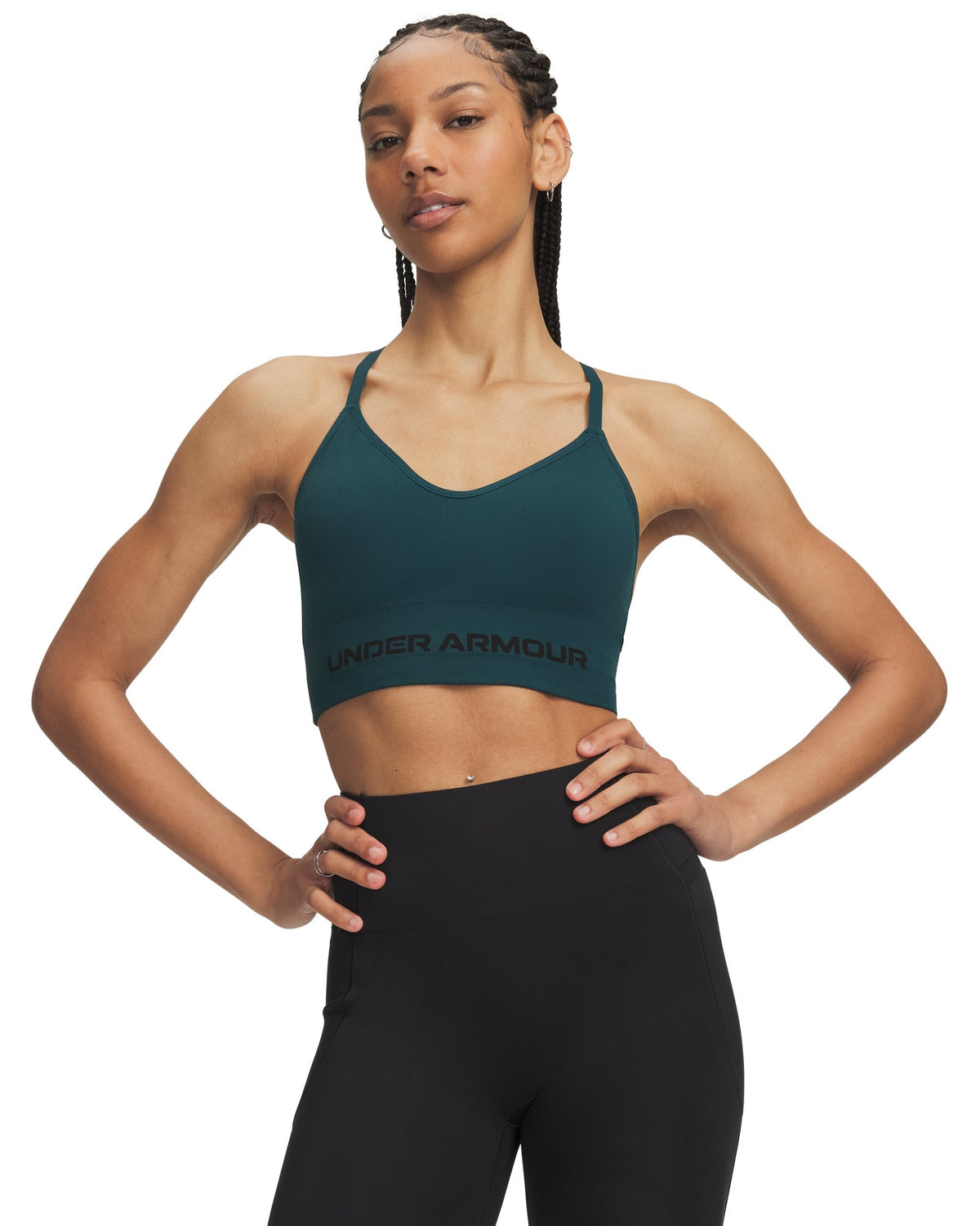 UA Vanish Seamless Low Women's Sports Bra - Green