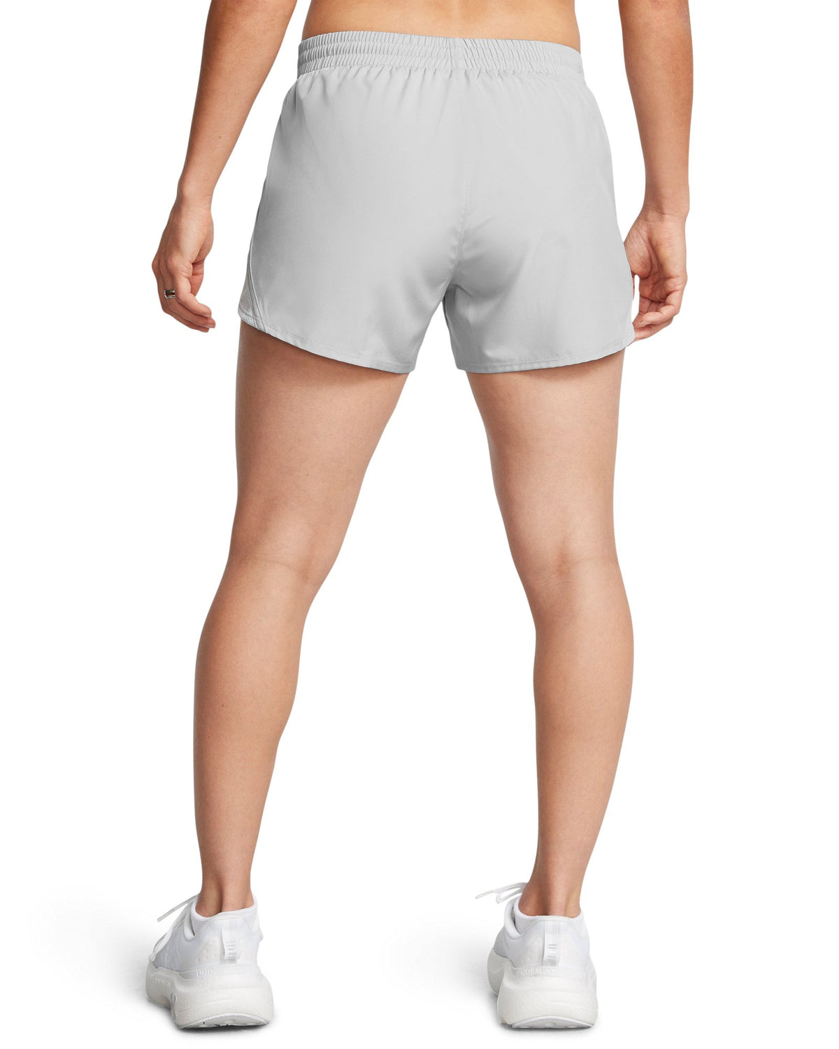 UA Fly-By Heather Women's 3" Shorts - Gray