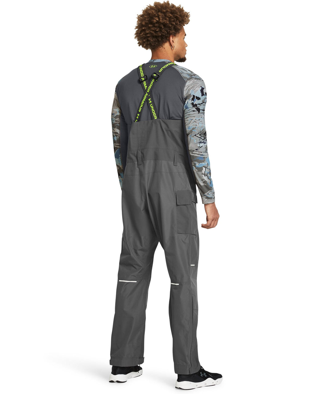 UA Fish Elite Men's Rain Bib - Gray