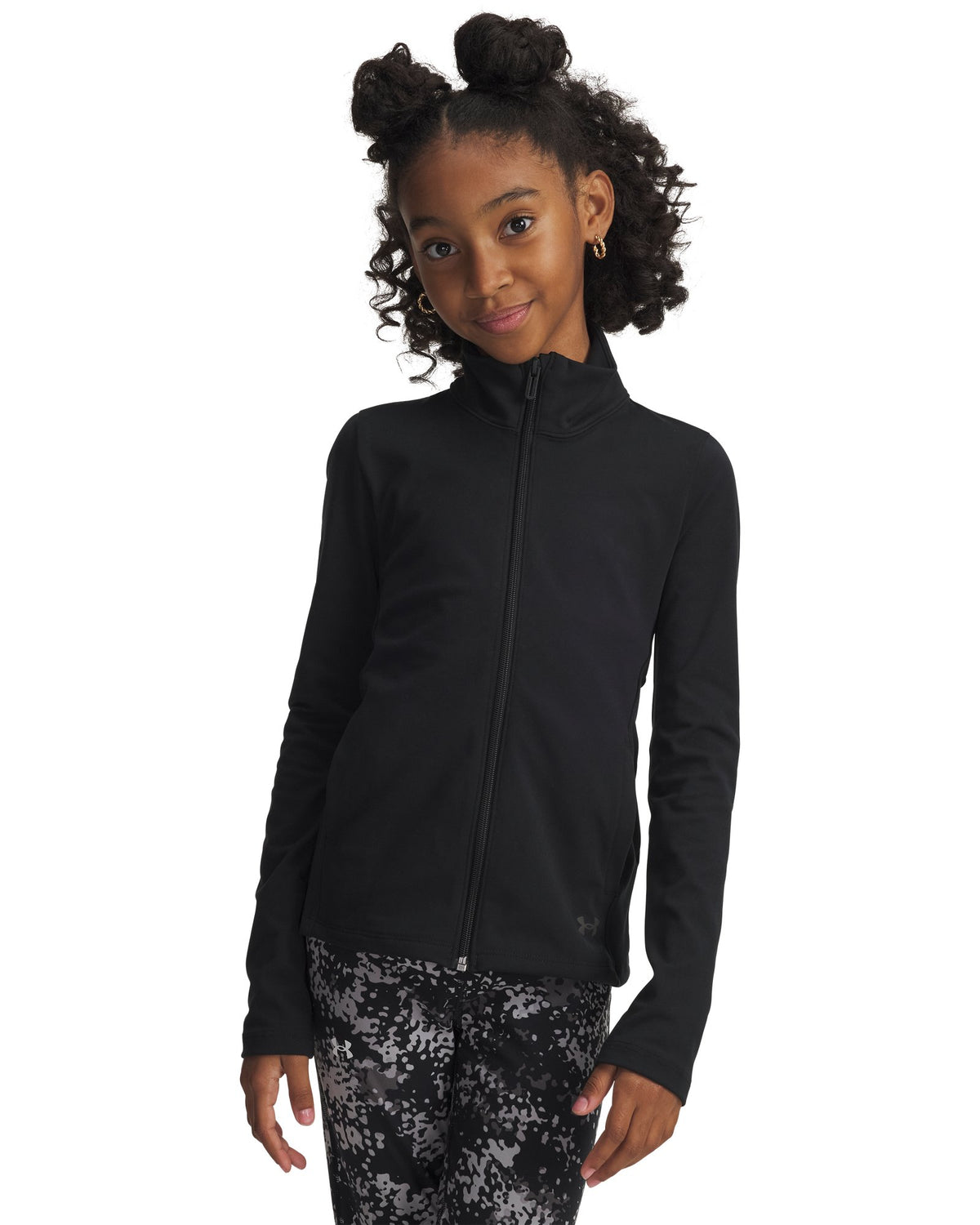 UA Motion Girls' Jacket - Black