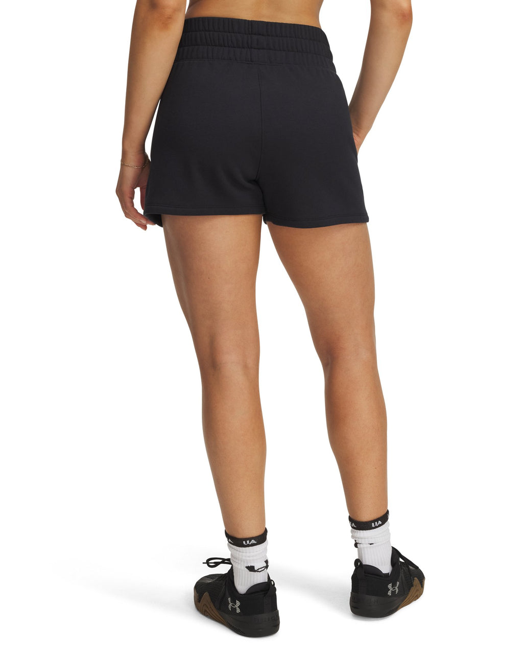 UA Freedom Fleece Women's 3" Shorts - Black