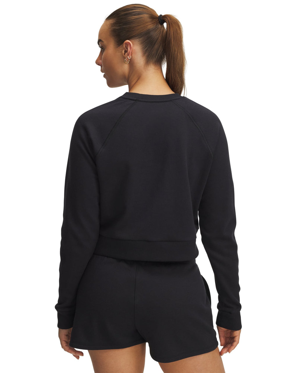 UA Rival Freedom Women's Crop Crew - Black
