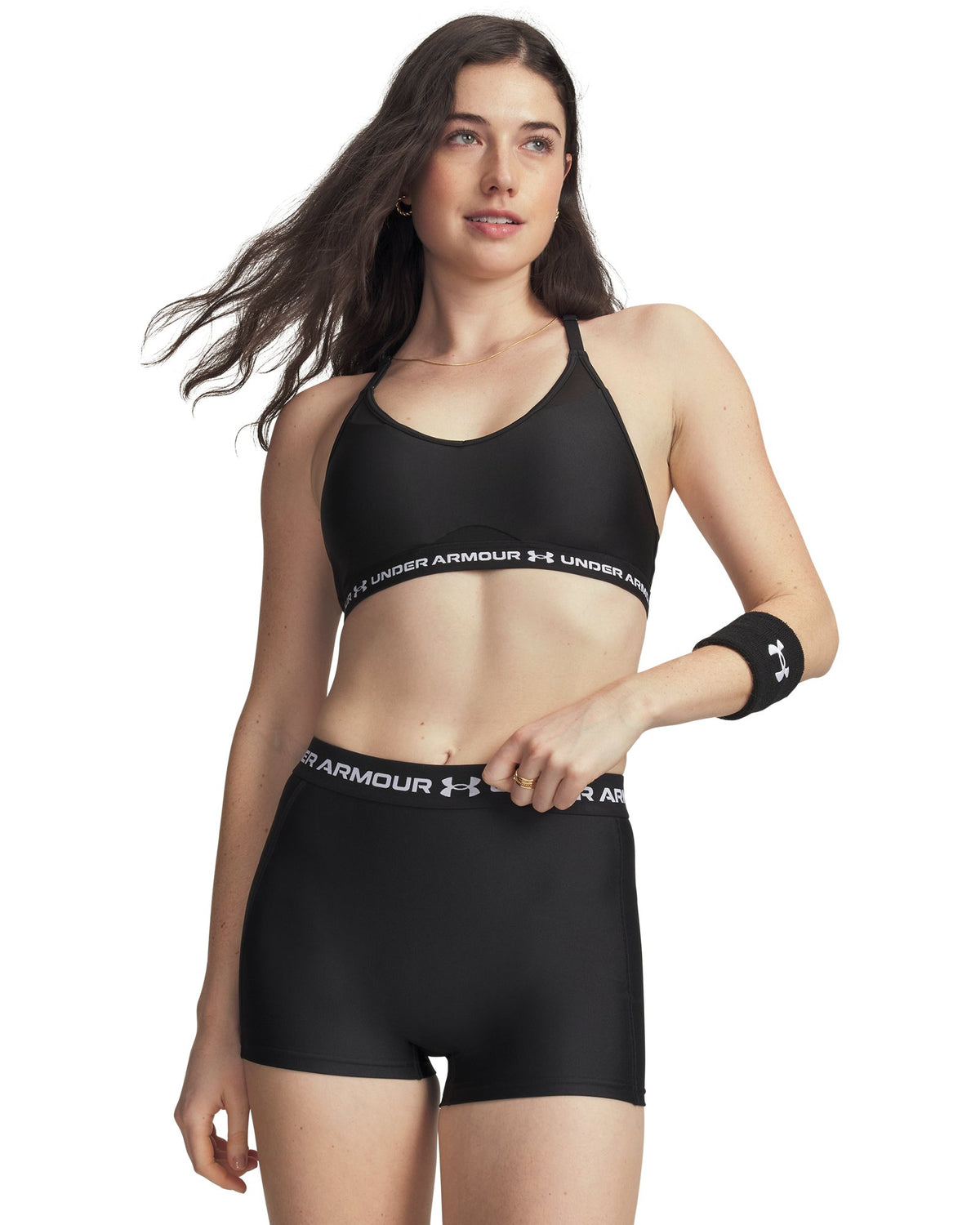 UA Crossback Low Women's Sports Bra - Pink