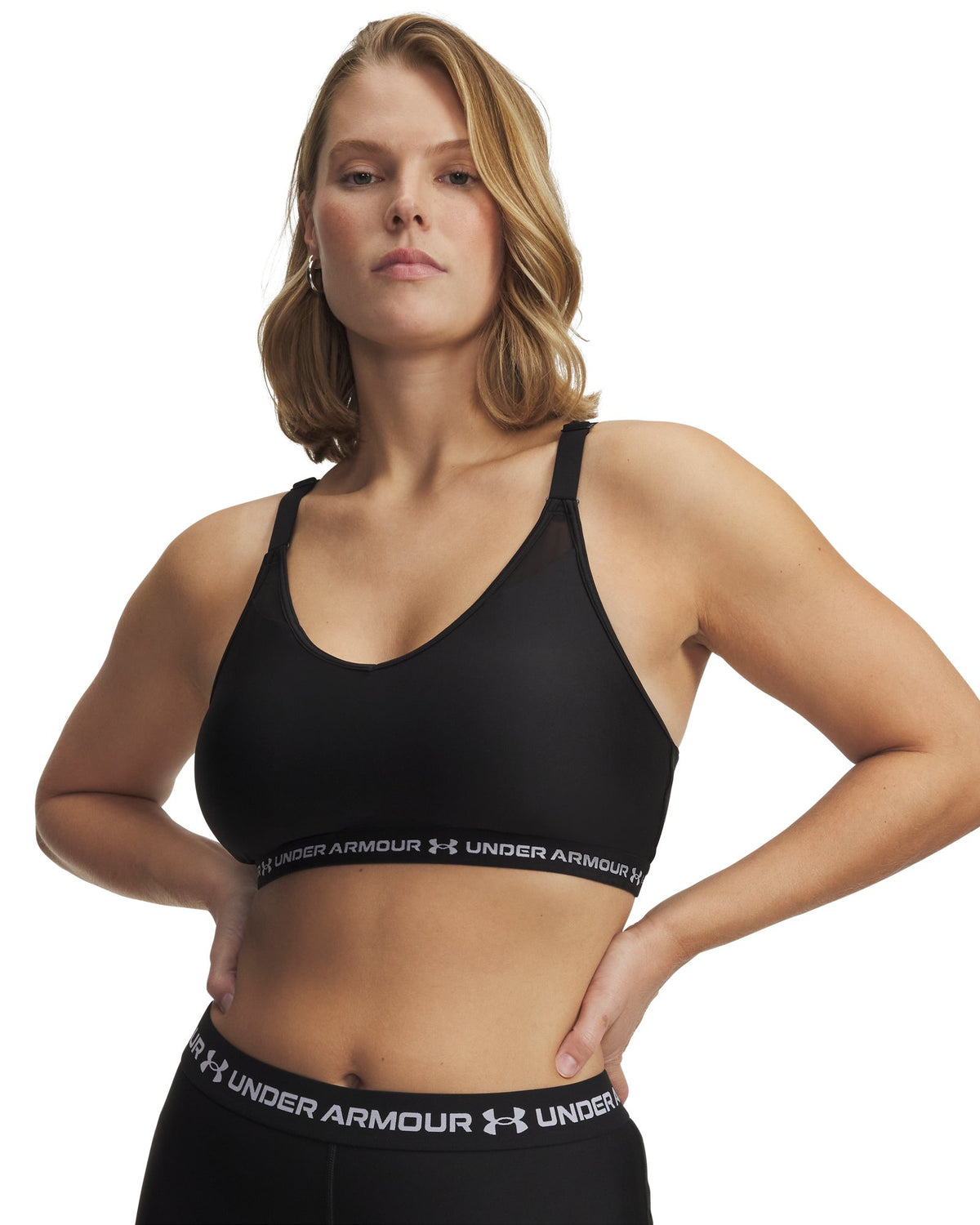 UA Crossback Low Women's Sports Bra - Pink