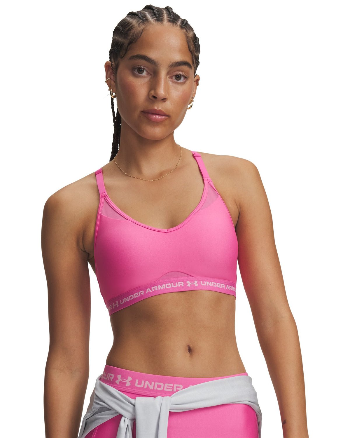 UA Crossback Low Women's Sports Bra - Pink