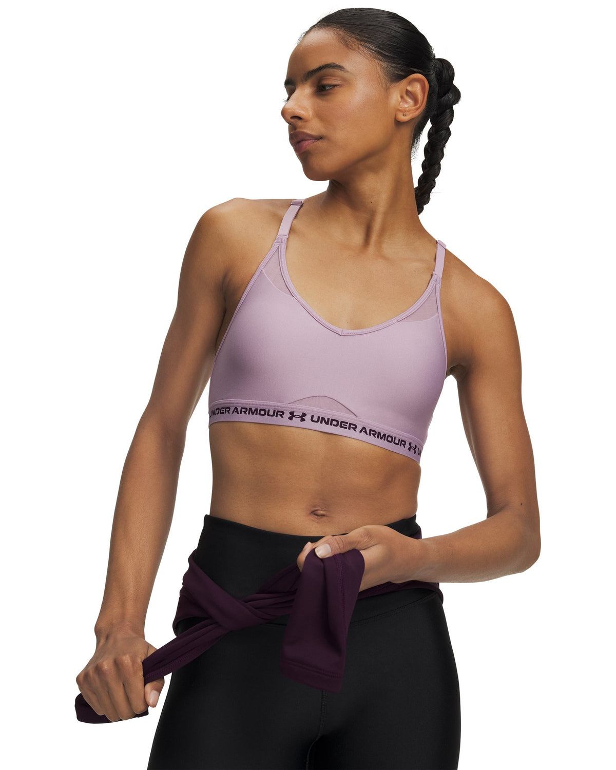 UA Crossback Low Women's Sports Bra - Pink