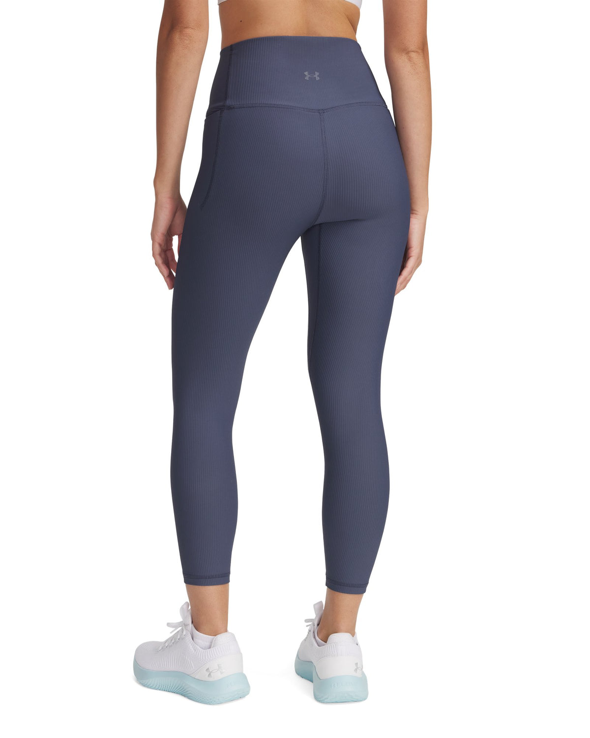 UA Meridian Rib Women's Ankle Leggings - Gray