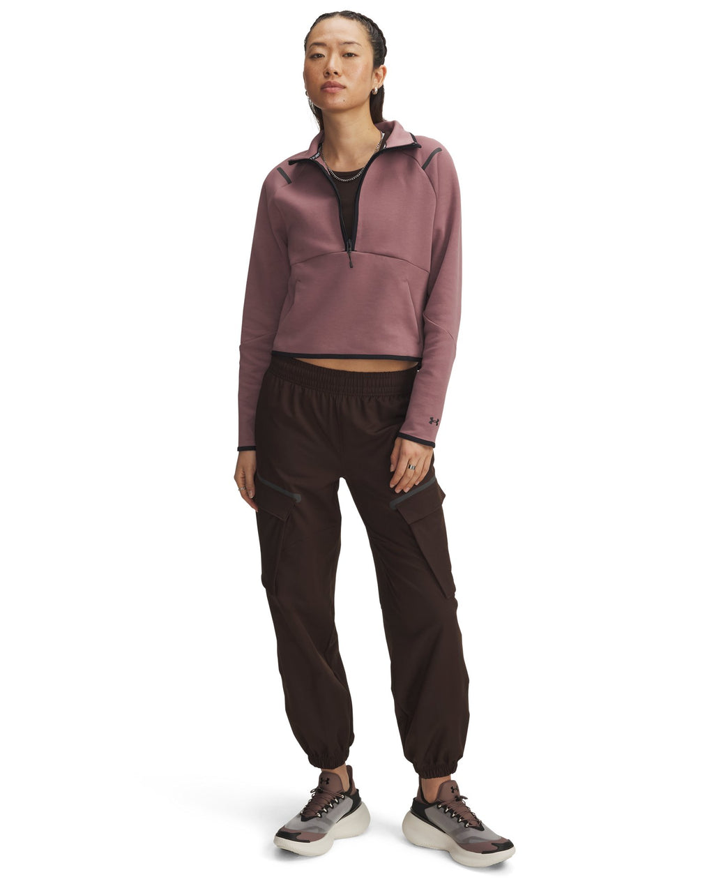 UA Unstoppable Women's Cargo Pants - Brown