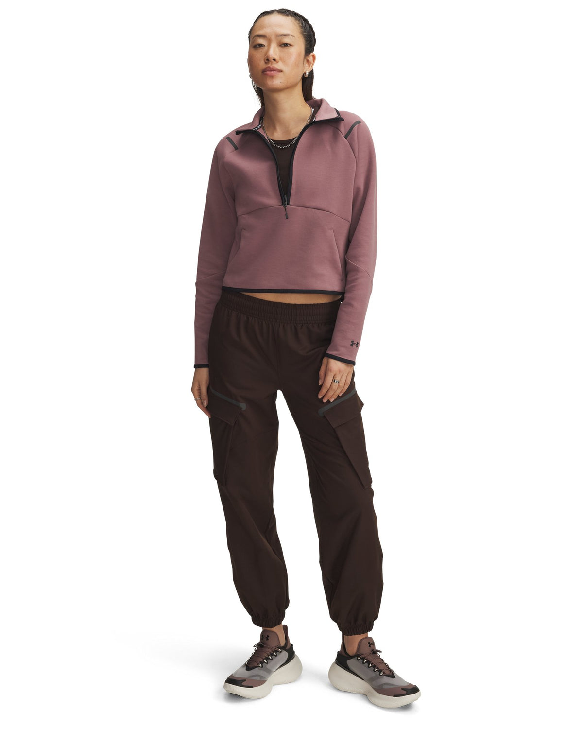 UA Unstoppable Women's Cargo Pants - Brown