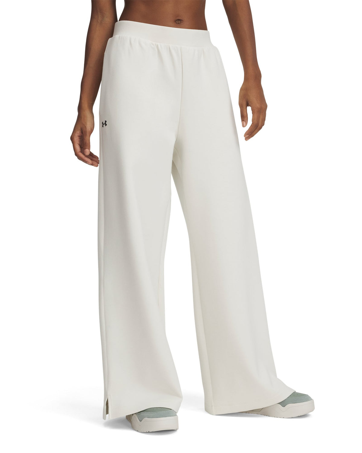 UA Unstoppable Fleece Women's Wide Leg Pants - Brown