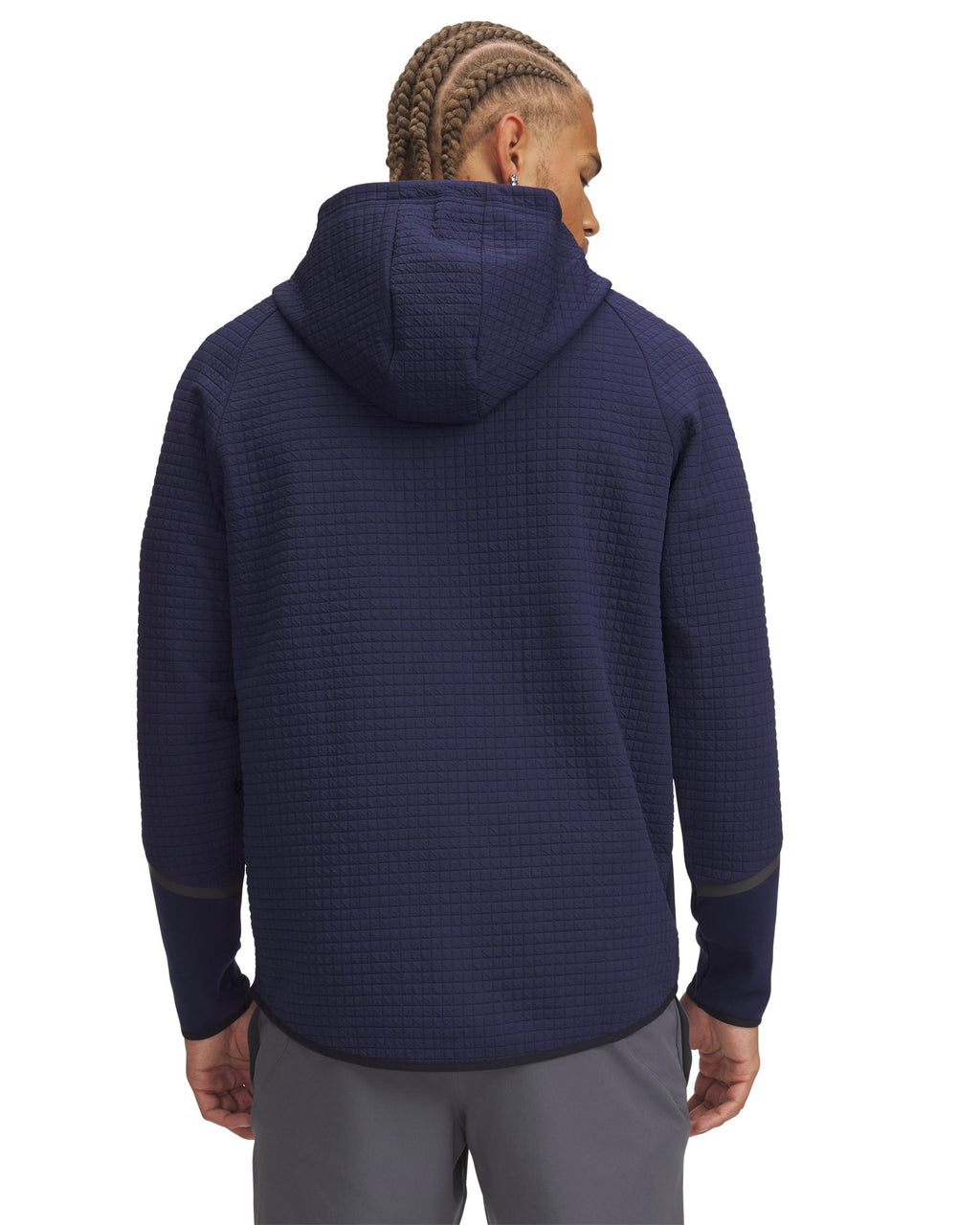 UA Unstoppable Fleece Grid Men's Full-Zip - Blue