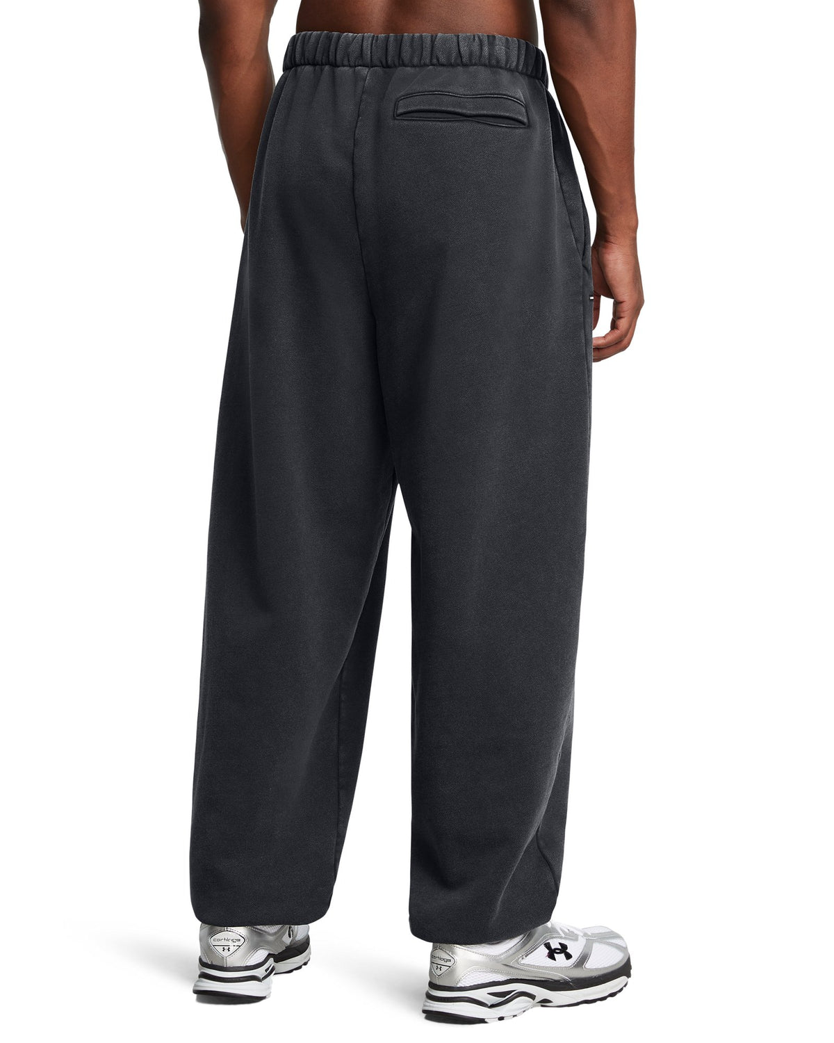 UA Icon Heavyweight Fleece Wash Men's Oversized Pants - Black