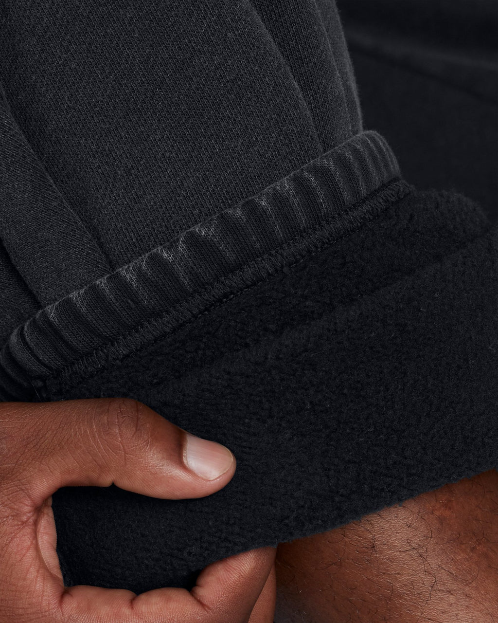 UA Icon Heavyweight Fleece Wash Men's Oversized Pants - Black