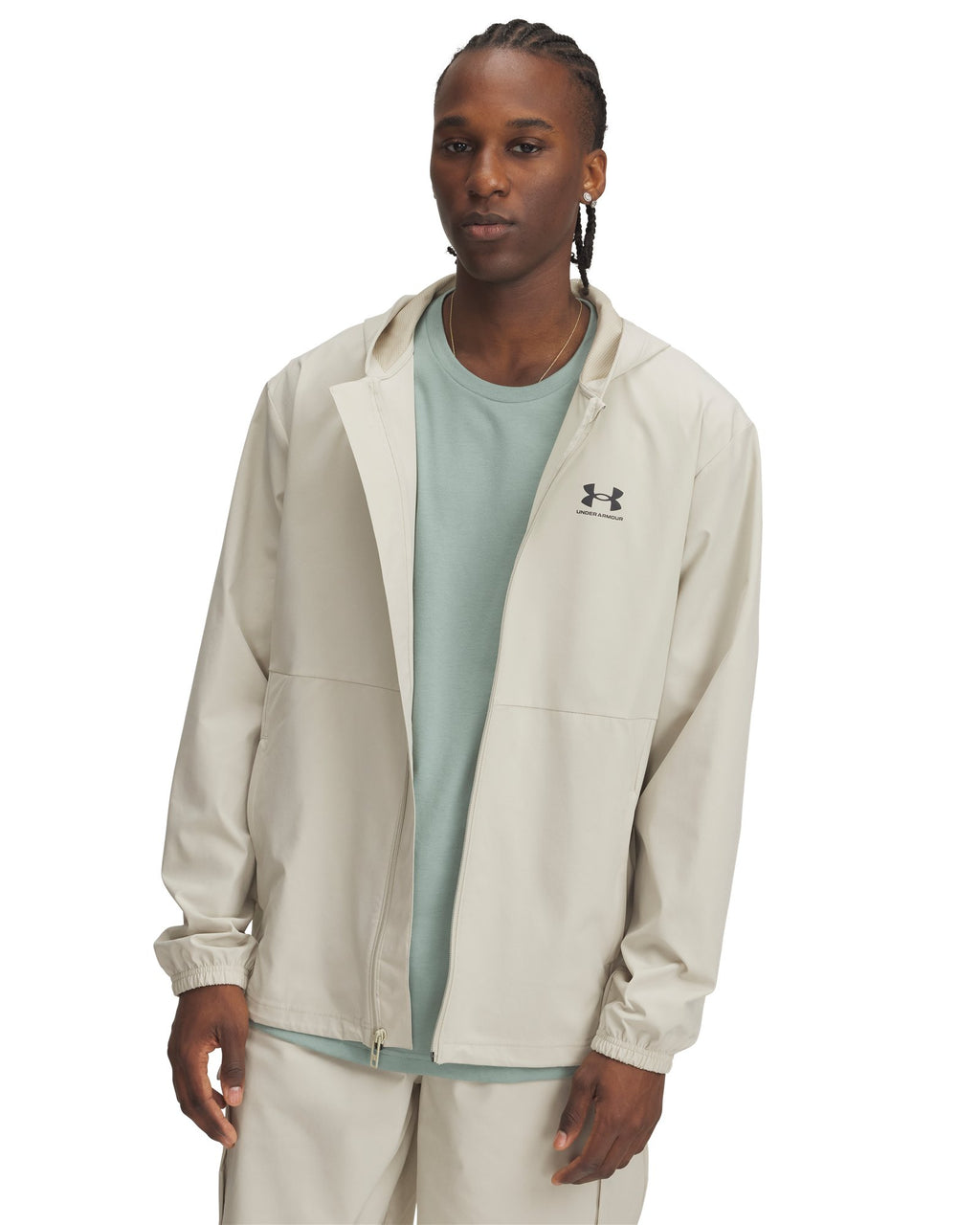 UA Vibe Woven Men's Windbreaker - Brown