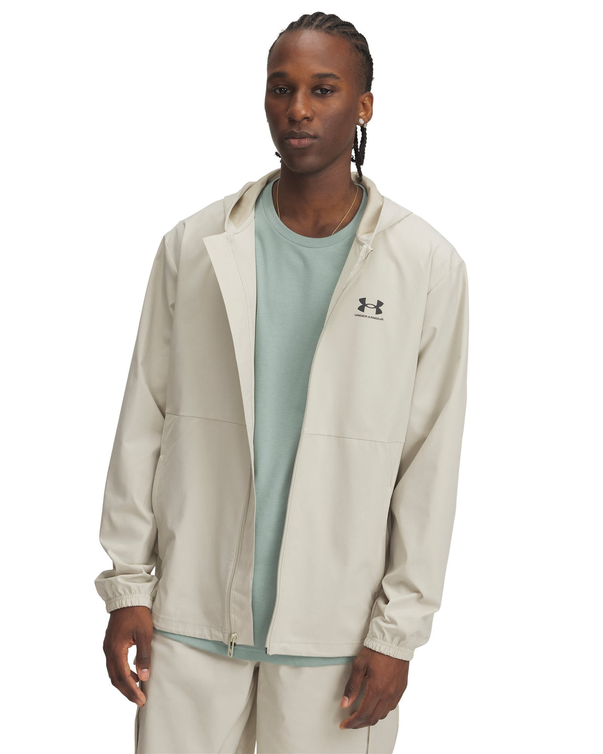 UA Vibe Woven Men's Windbreaker - Brown