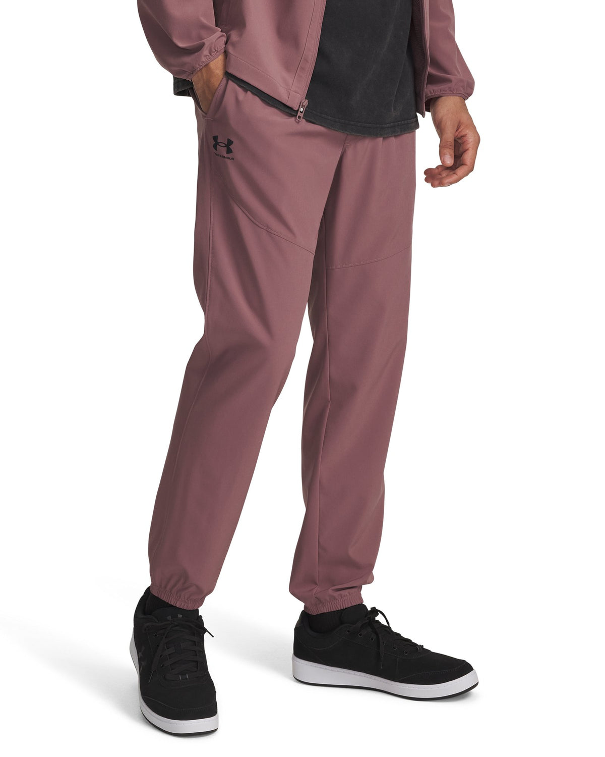 UA Vibe Men's Woven Joggers - Maroon