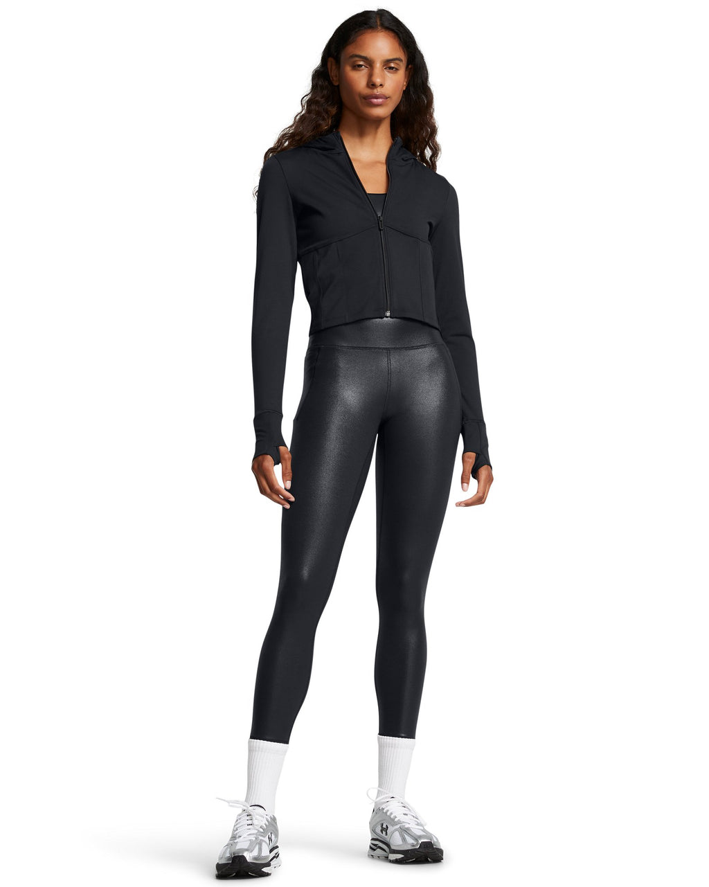 UA Meridian Women's Hooded Jacket - Black