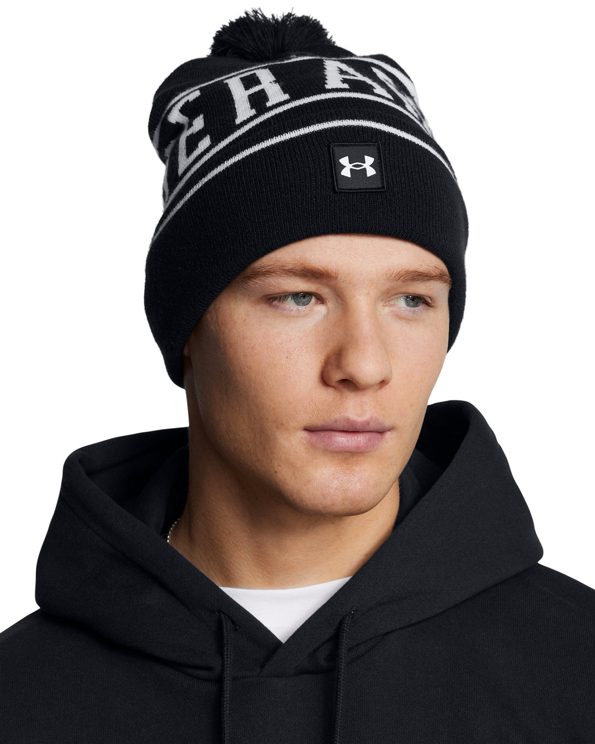 UA Halftime Pom Men's Beanie - Black