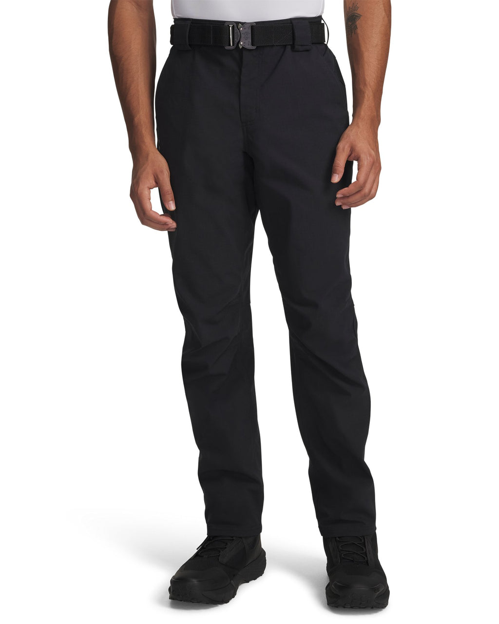 UA Tactical Elite Men's Flat Front Pants - Black
