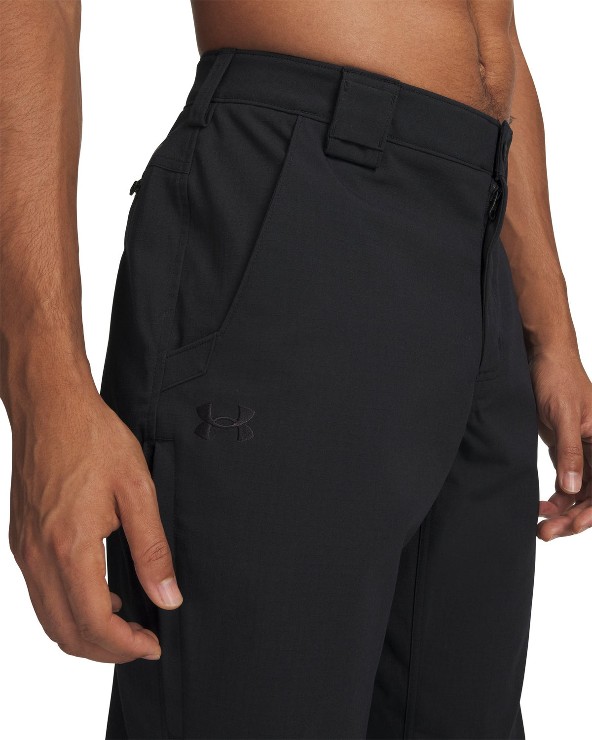 UA Tactical Elite Men's Flat Front Pants - Black