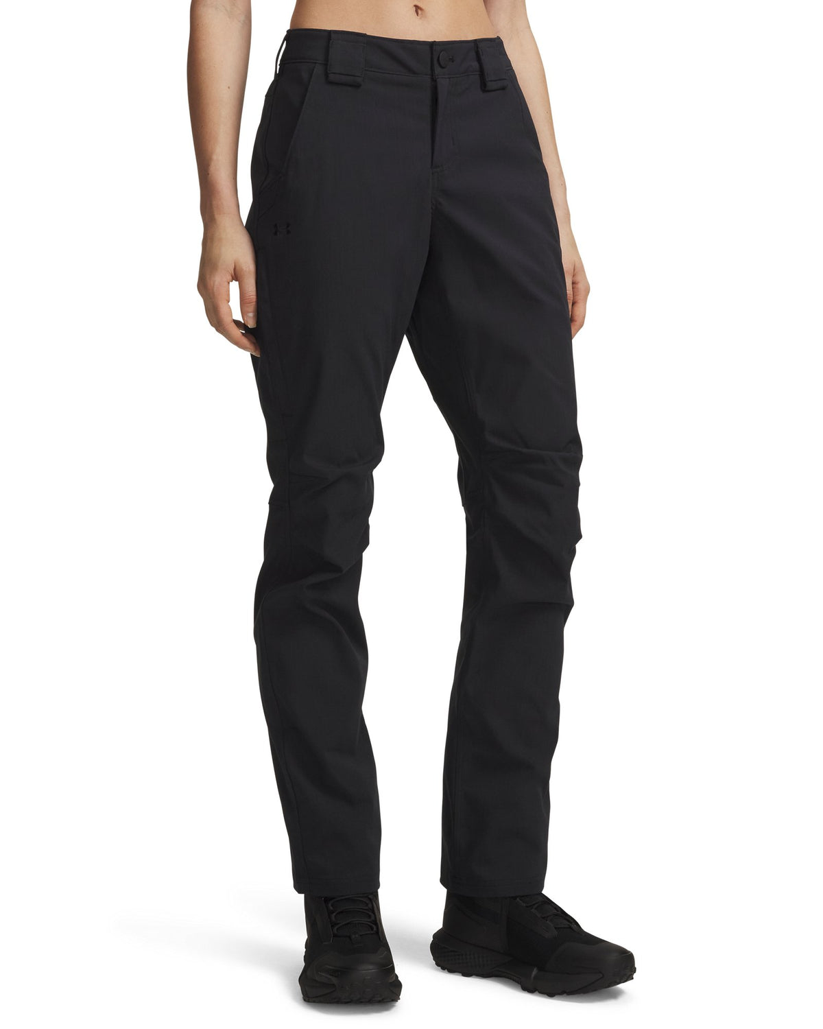 UA Tactical Elite Women's Flat Front Pants - Black