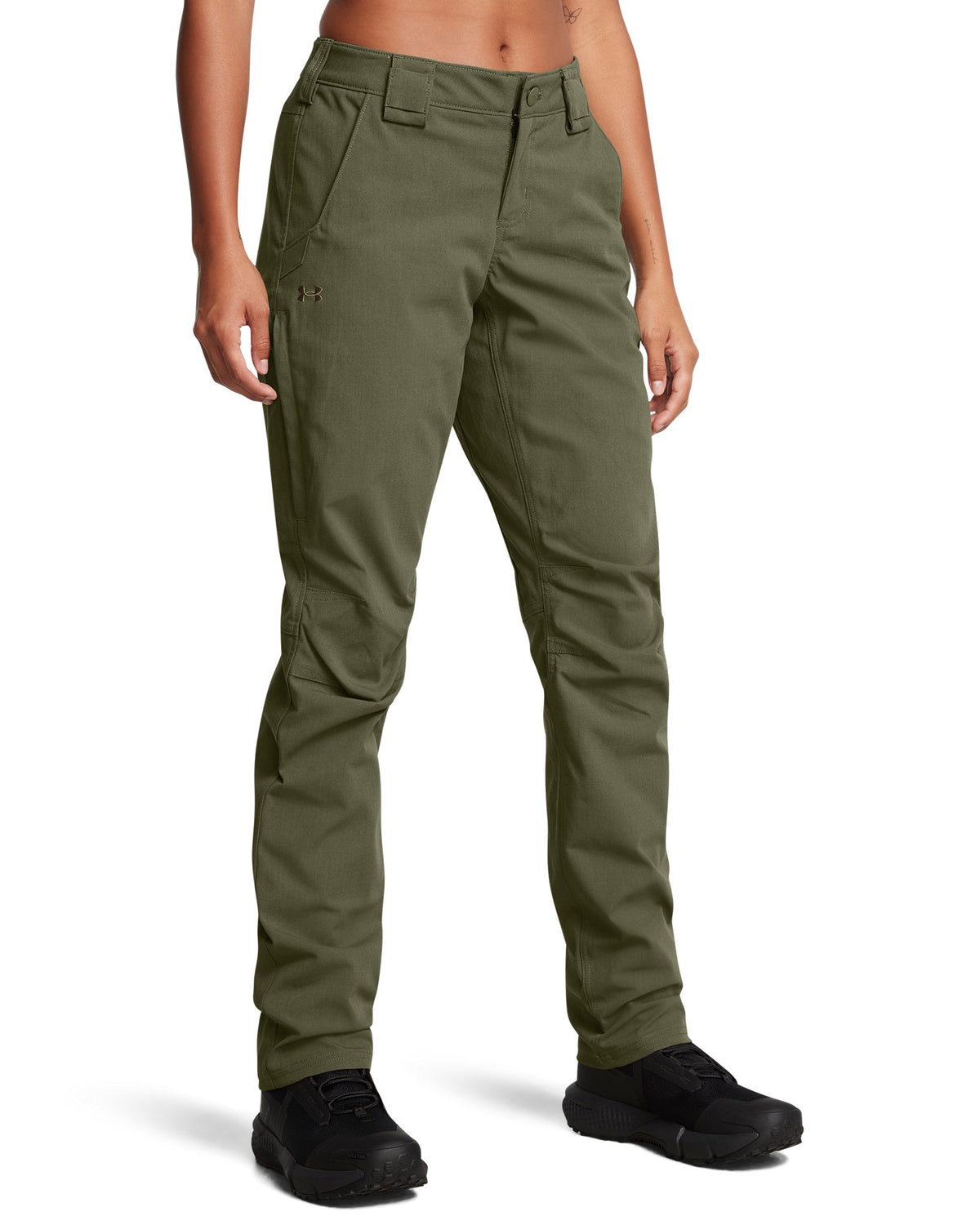 UA Tactical Elite Women's Flat Front Pants - Green
