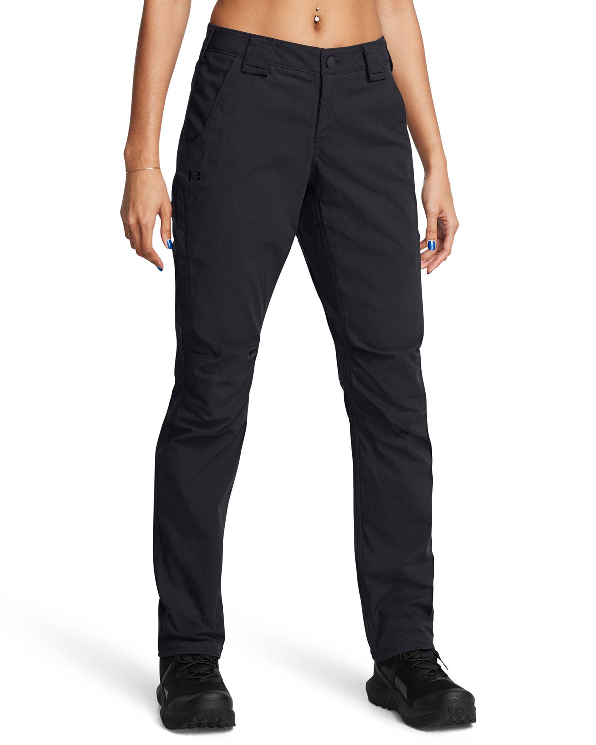 UA Tactical Elite Women's Flat Front Pants - Navy