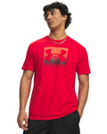 UA Boxed Men's Sports Short Sleeve - Red
