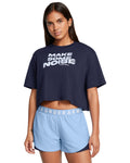 UA Make Noise Women's Short Sleeve - Blue