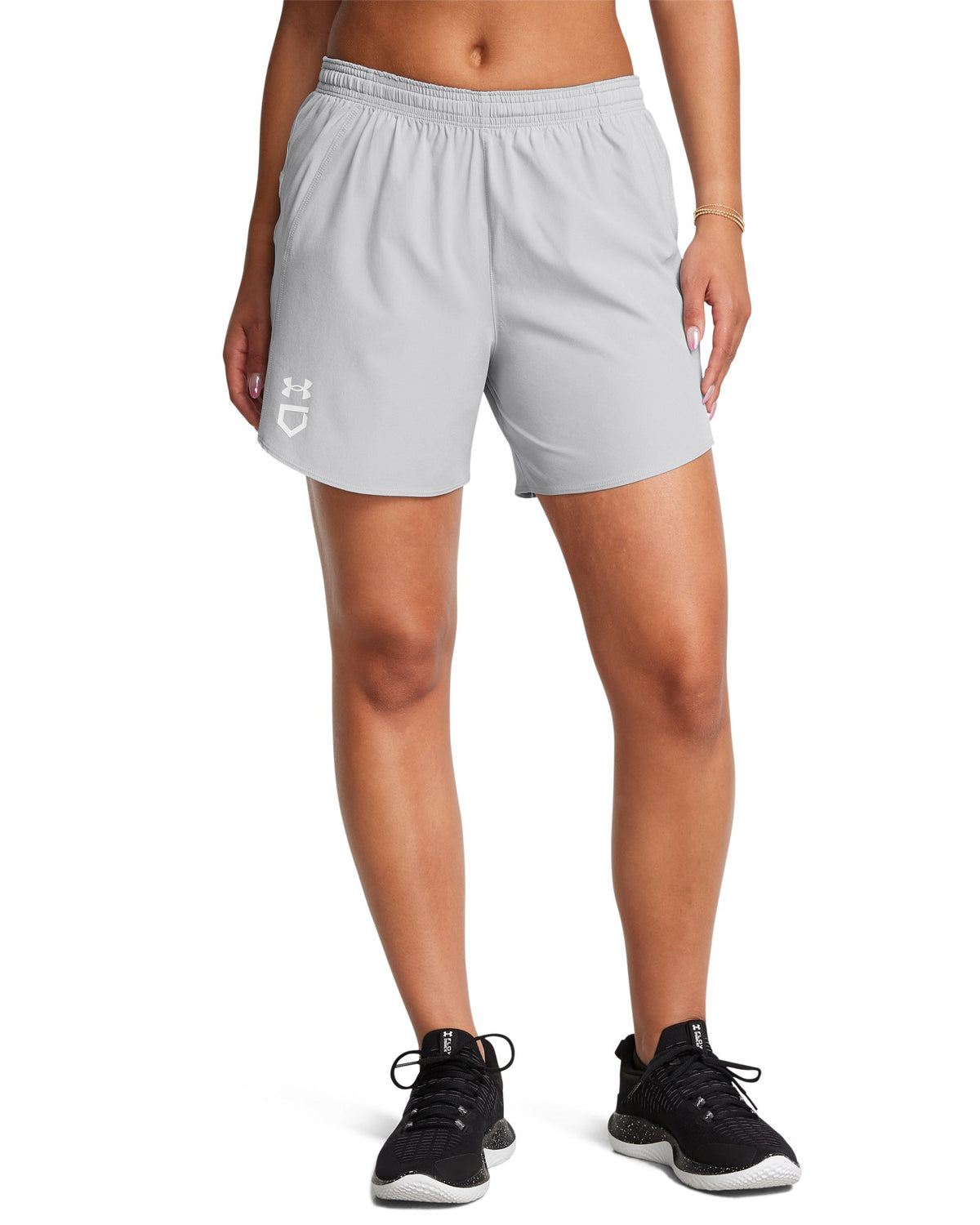 UA Utility Softball Women's 4.75" Shorts - Gray