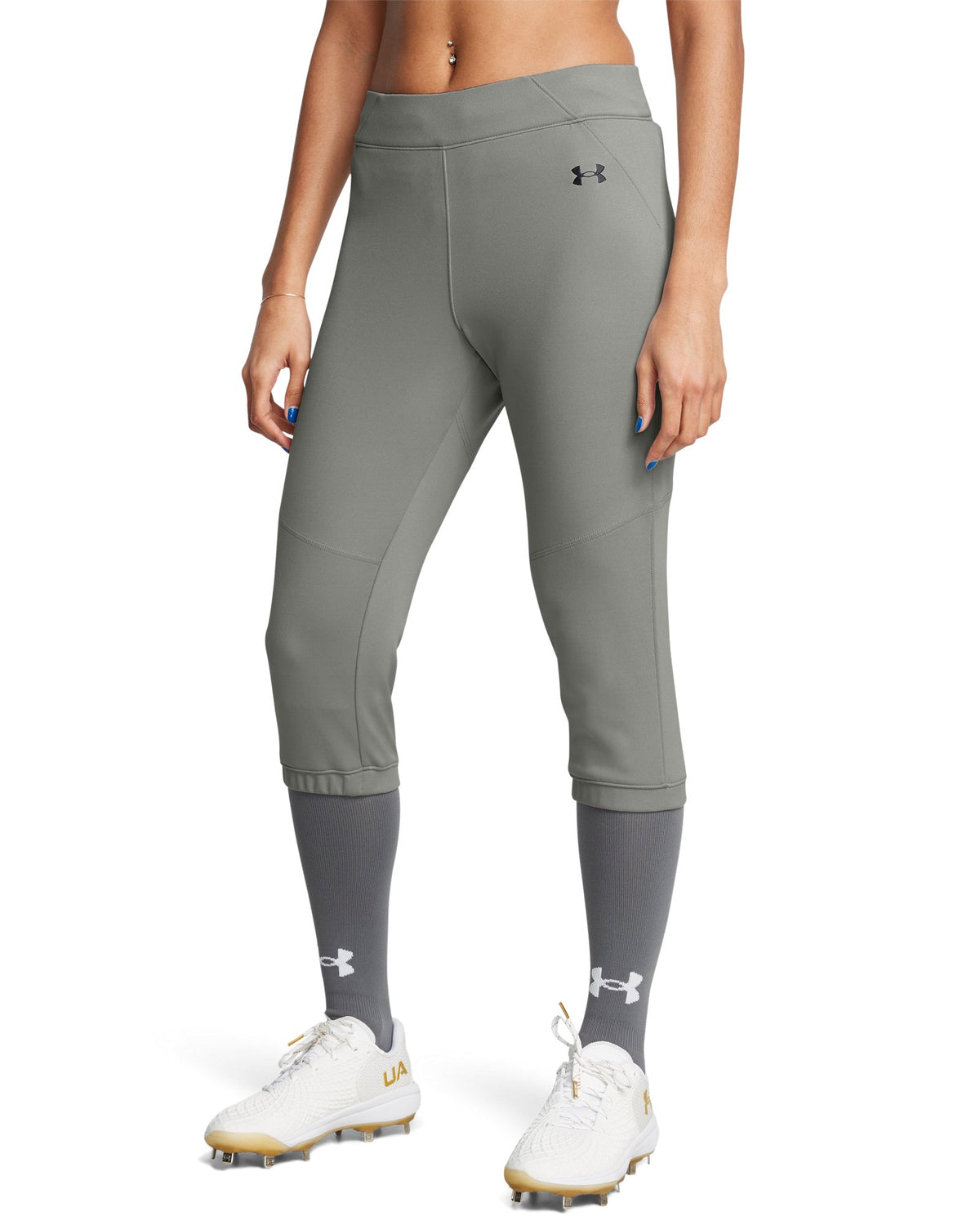 UA Utility Pro Women's Beltless Pants - Gray