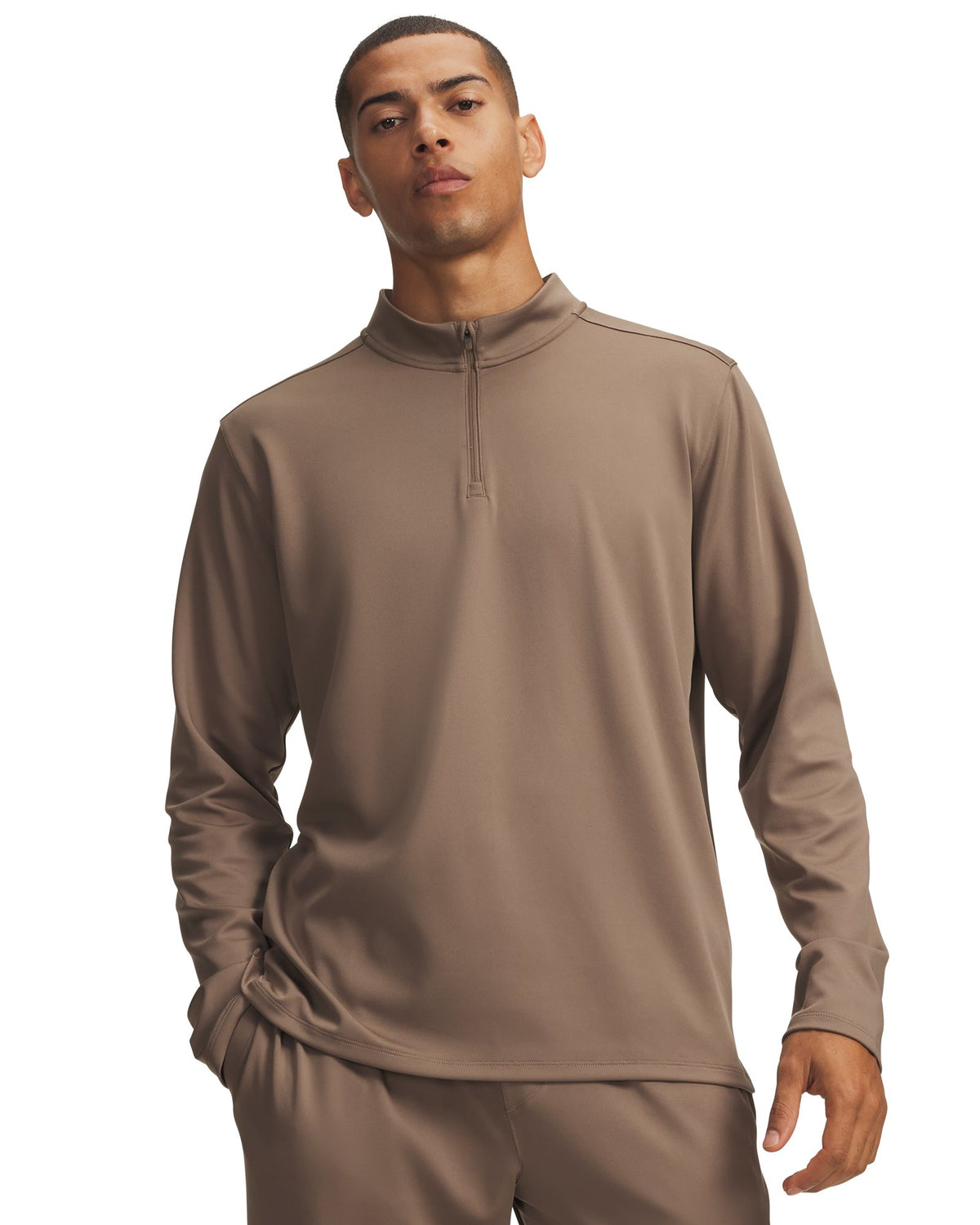 UA Motion Men's ¼ Zip - Brown