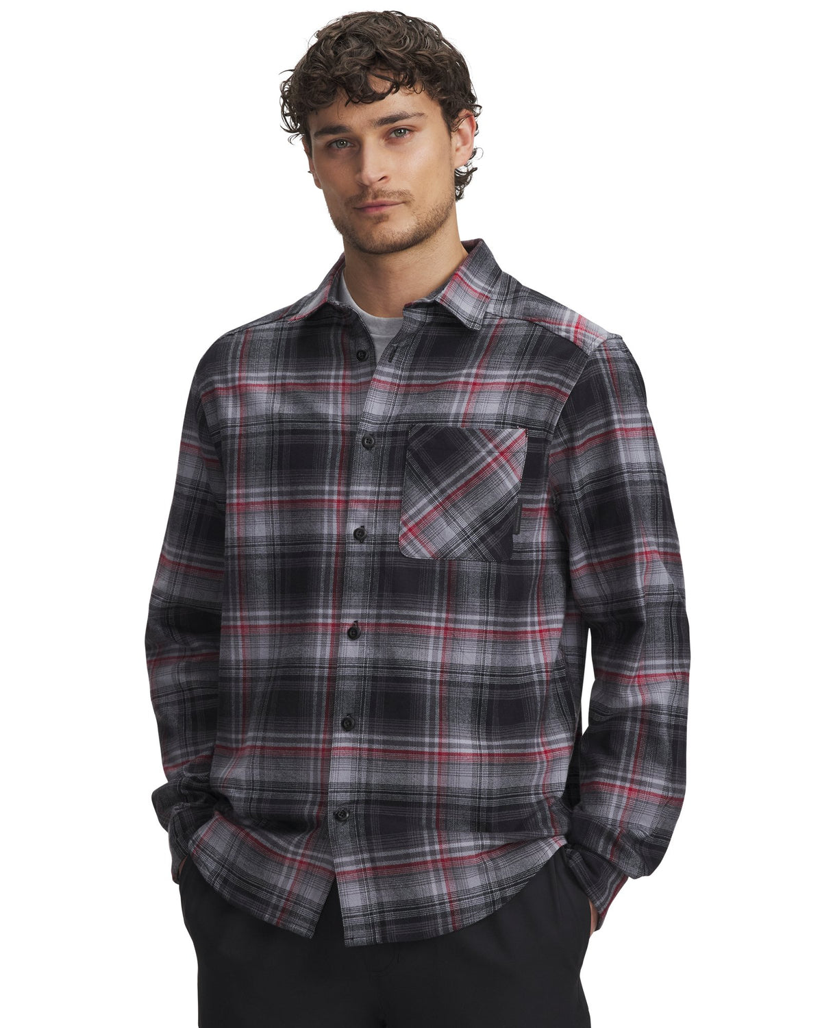 UA Expanse Flannel Men's Shirt - Black