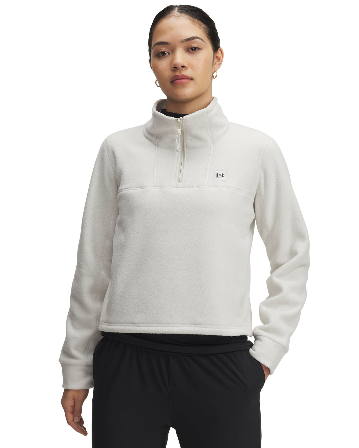 UA Expanse Fleece Women's ½ Zip - White