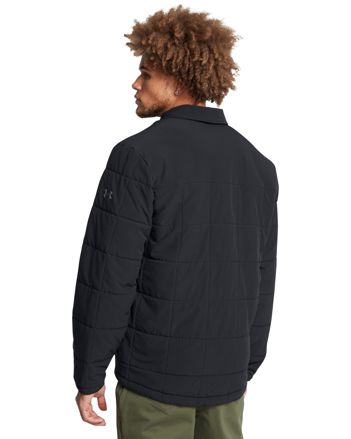UA Expanse Quilted Men's Shacket - Black