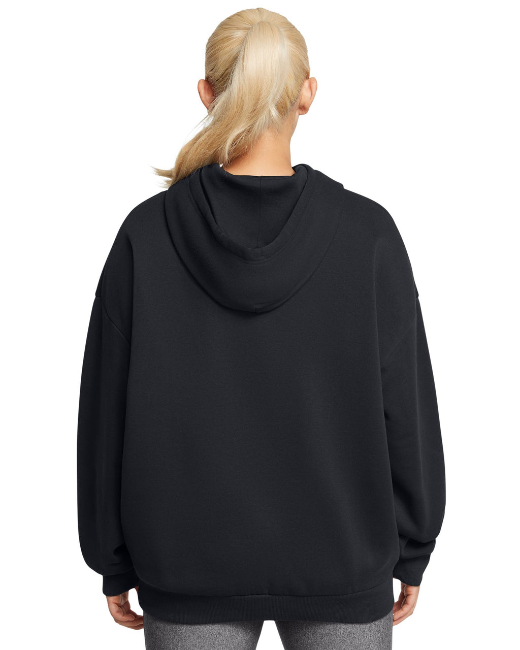 UA Rival Fleece Women's Oversized Hoodie - Black