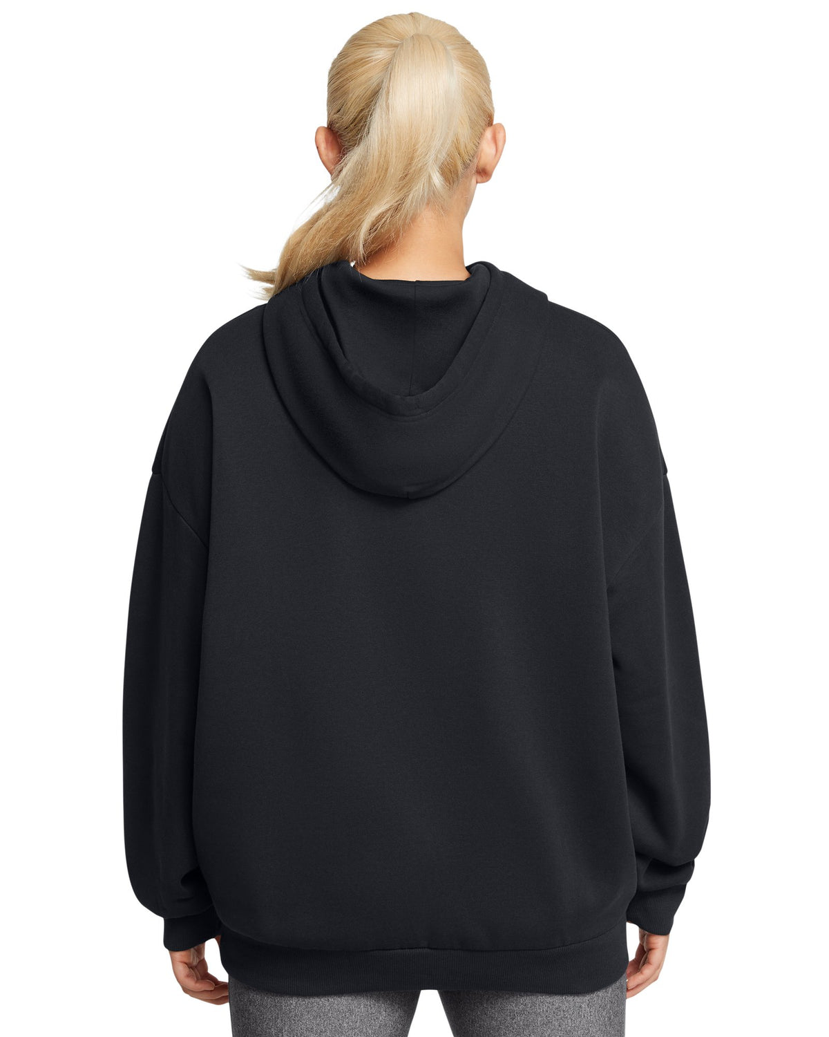 UA Rival Fleece Women's Oversized Hoodie - Black