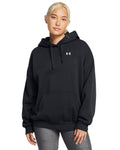 UA Rival Fleece Women's Oversized Hoodie - Black