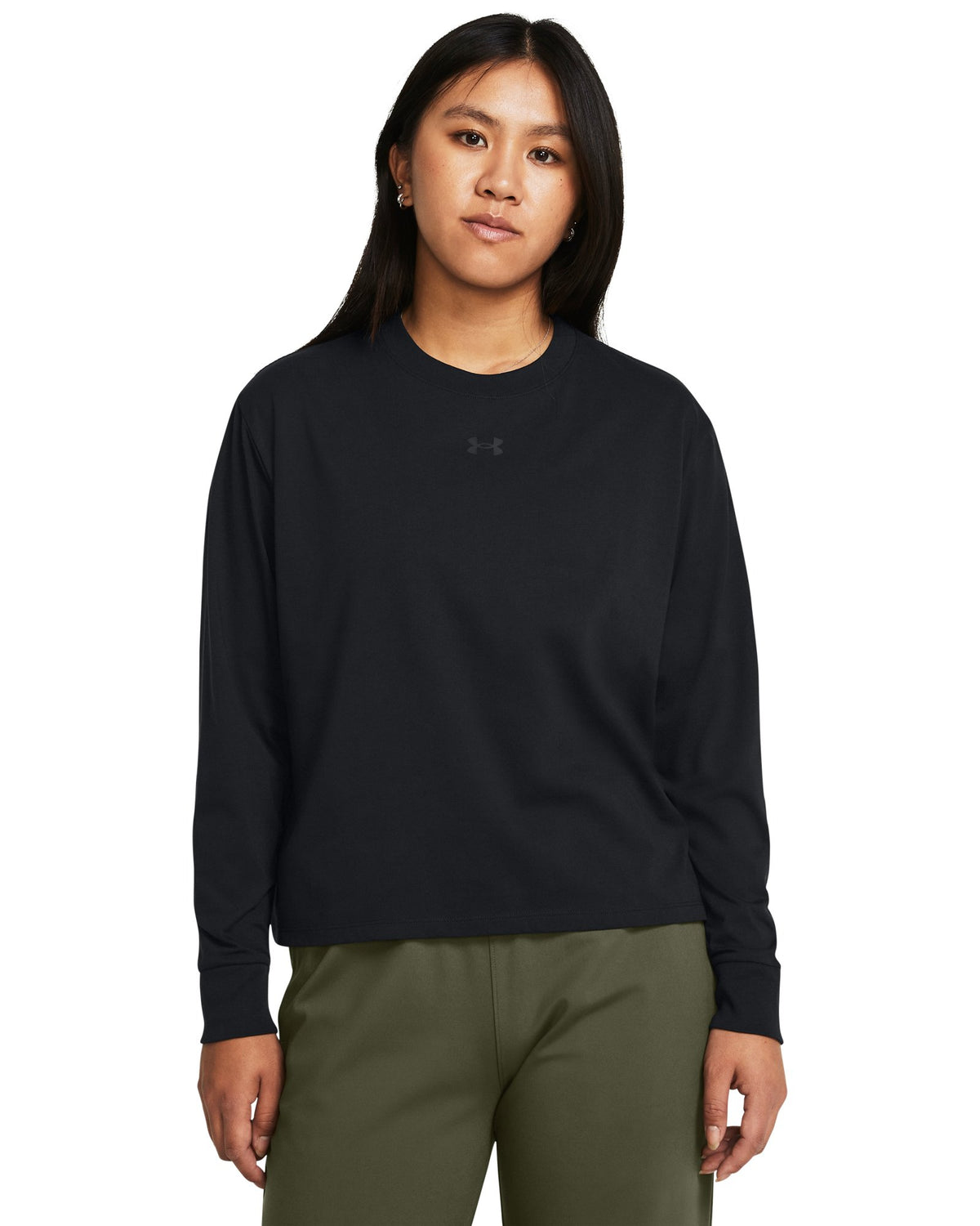 UA Boxy Women's Long Sleeve - Black