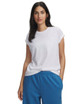UA Simple Branded Women's Short Sleeve - White