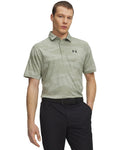 UA Playoff Camo Jacquard Men's Polo - Green