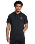 Project Rock Terry Men's Short Sleeve Hoodie - Black