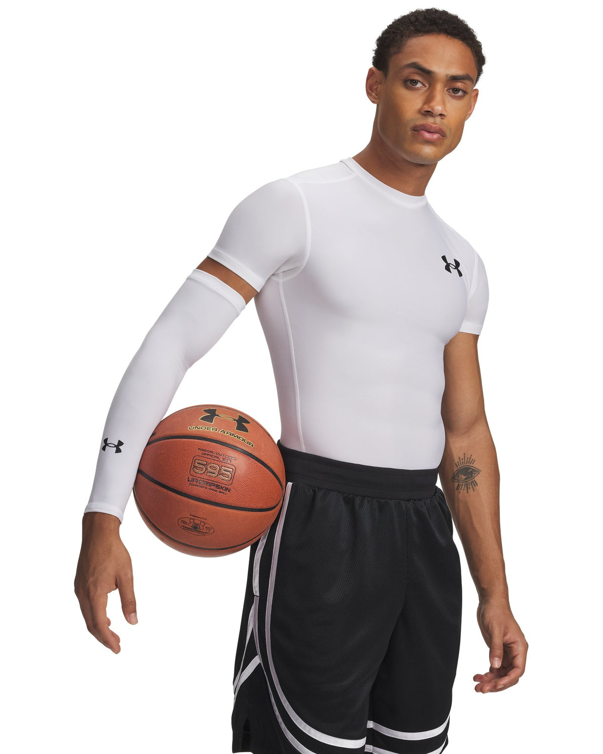 HeatGear® OG Compression Men's Short Sleeve - White